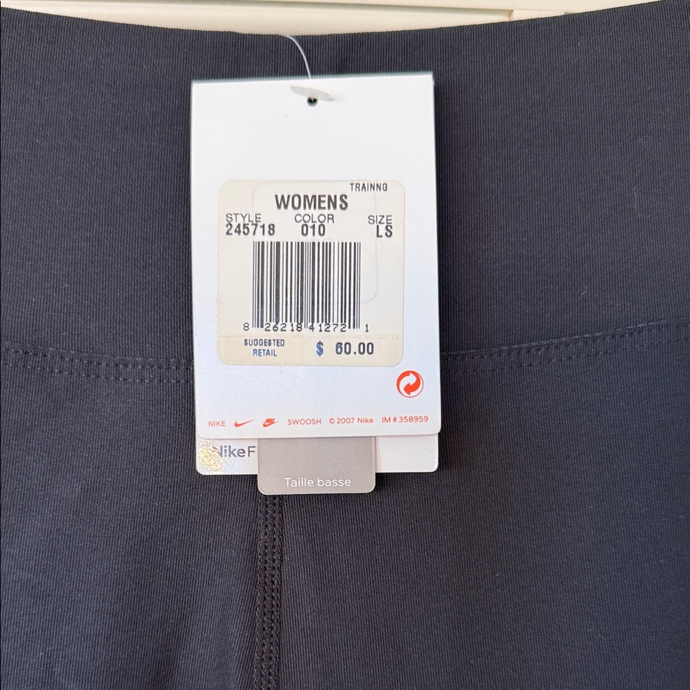 NWT Nike Black Performance Trousers size Large - Picture 2 of 3